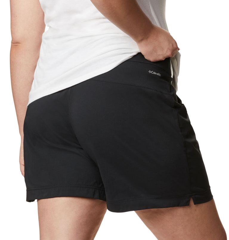 Women's Columbia Anytime Casual Shorts Black | Plus Size CA-KA1C8
